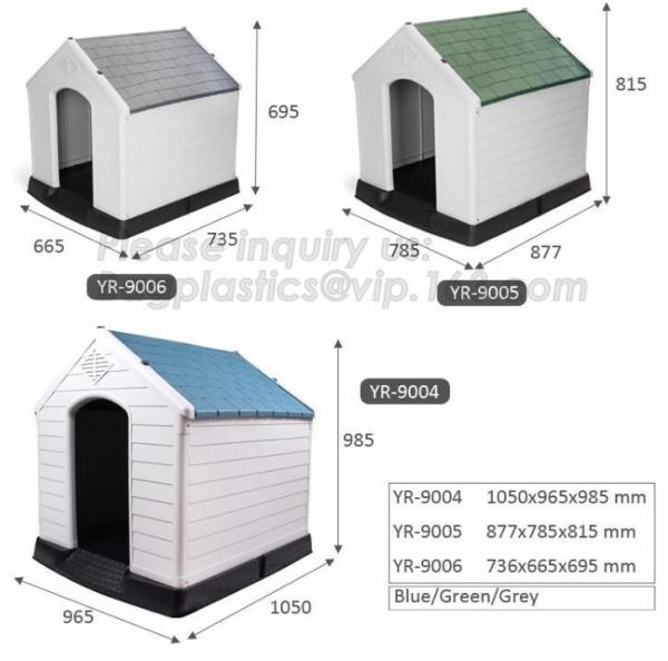 Cheap waterproof pet house large insulated plastic dog house, plastic dog kennel, Dog Product Plastic Durable Pet Dog House for sale