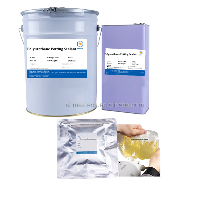 High Performance Optically Transparent Optically clear Waterproof Polyurethane Potting for Electronics