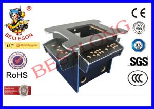 China Black Diy Arcade Game Machine , 3 Side Coin Operated Arcade Machines on sale
