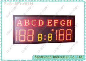 China High School Sports Electronic Volleyball Scoreboard / Table Tennis Score Boards with Team Name and Red LED on sale