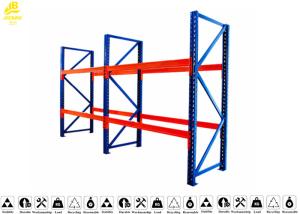 China Safe Drive In Pallet Racking System , Push Back Pallet Rack Storage Systems on sale