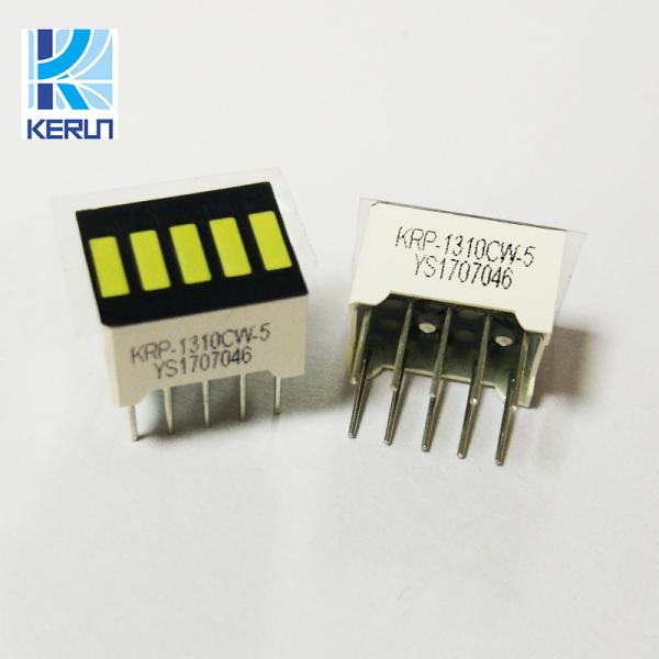 Cheap RGB 5 Segment LED Bar Graph Display Common Anode White Color for sale