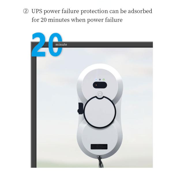 Intelligent 500mAh Window Cleaner Robot For Glass Cleaning Customized