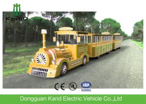 China Trackless Diesel Engine Mini Express Trackless Train For Amusement Park on sale