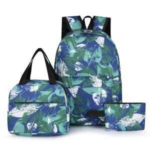 China Trendy Large Capacity Printing Kids Backpack Set Cute Shoulder Bag on sale