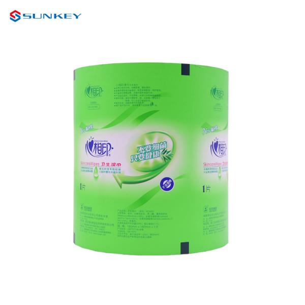 Cheap 5 - 1000cm LLDPE PET Laminated Film Roll Pe Plastic Roll Customized Print for sale