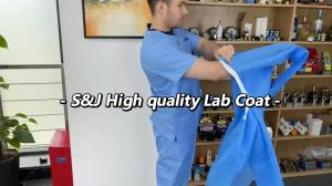 Best Wholesale disposable doctor coats sms/spunlace/pp material stretchable hospital uniform men and women medical lab coats wholesale