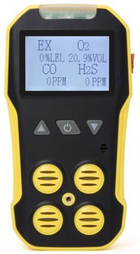 Cheap Rechargeable 3 In 1 Multiple Gas Detector For CL2 NH3 HCN With Self Test Function for sale