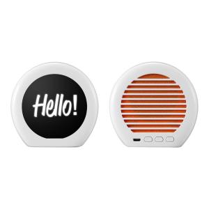 China Round V4.2 EDR Loud Outdoor Bluetooth Speakers With Led Light Up Logo on sale
