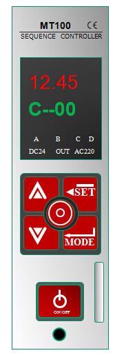 Sequential timer controller card unit
