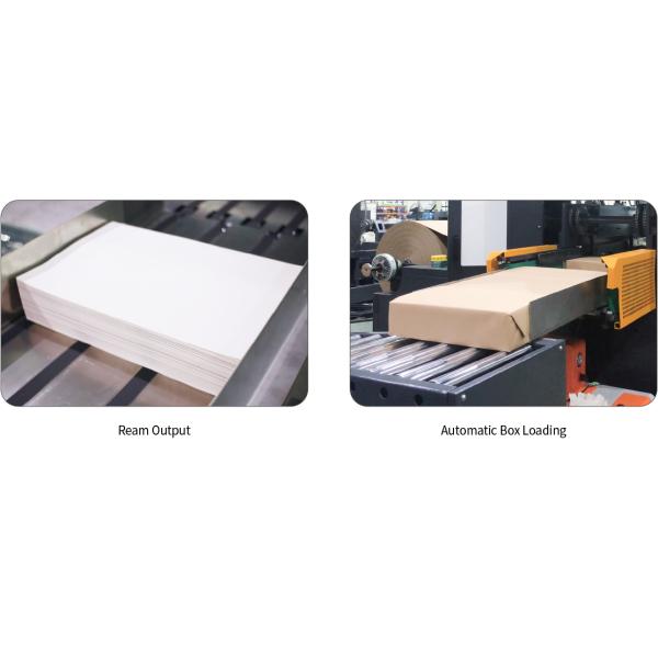 8k A4 Paper Cutting And Packing Machine 4 Pockets 5 Rolls Production Line A4 Paper Making Machine