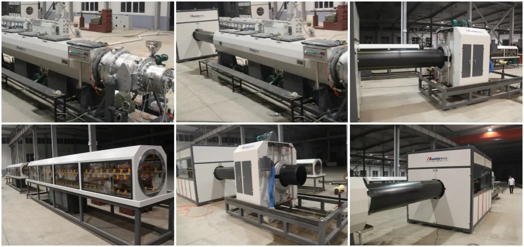 Customizable Computerized HDPE Pipe Production Line with High-Efficiency Extruder for Water Gas Pressure Pipes