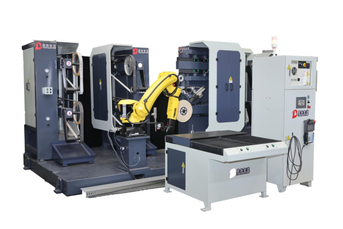 ABB Robotic Grinding Machine with Automatic Position Compensation