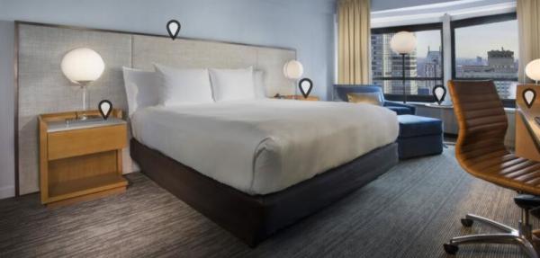 Cheap 5-star High end  wooden luxury hotel bedroom furniture,hospitality casegoods， for sale