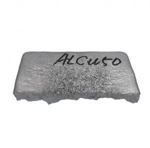 Best Aluminum Alloy Parts Copper Master Alloy Copper Aluminum Alloy AlCU50 Middle Alloy Ingot Or Lump wholesale