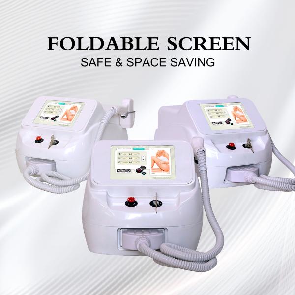 808nm 1064nm 755nm Portable Diode Laser Machine With Color Touch Screen