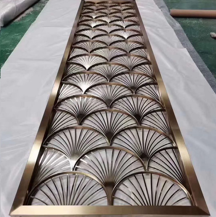 Multi-Functional Stainless Steel Room Divider Partition Wall Decoration Background Panel