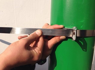 LKS-900mm Universal Stainless Steel Clamping Ties