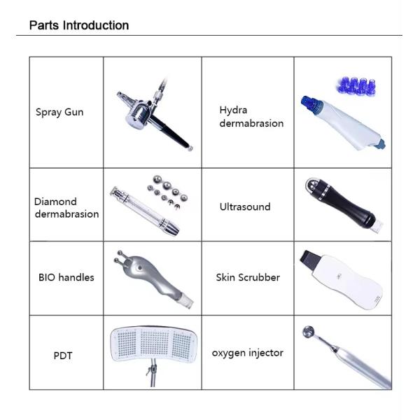 Hydra Dermabrasion Skin Beauty Machine H2O2 Oxygen Therapy Facial Equipment