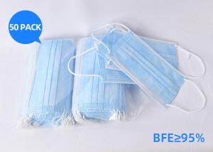 China Personal Antibacterial Disposable Earloop Face Mask With CE FAD Certification on sale