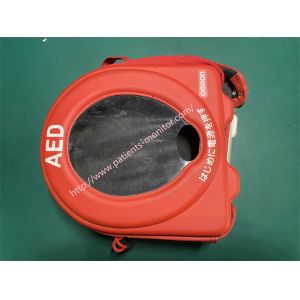 Omron AED Carrying Bag in Good Working Red Color Defibrillator Accessories