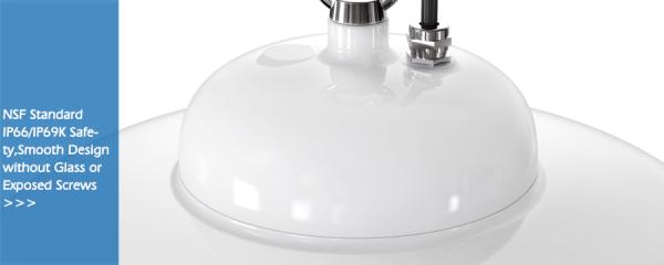 Motion And Daylight Sensor Dimmable 100W 150W 200W IP65 UFO High Bay Light For Food Factory
