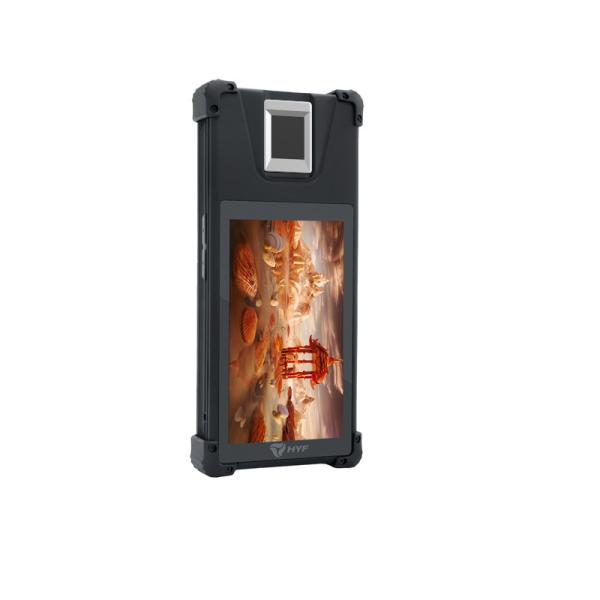 Handheld Long Distance Barcode Scanner Mobile Card Reader NFC Fingerprint Identify Biometric