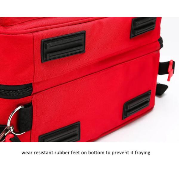 Medical trolley bag side view showing storage capacity