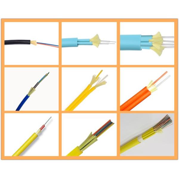 Indoor distribution 2.0mm OM3 Fiber Optic Cable with Aqua Jacket