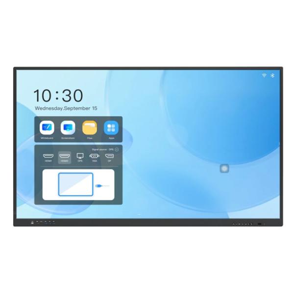 Cheap 75inches Education Use LED Type Black Color Finger Touch Smart Board for sale