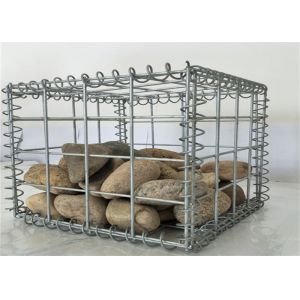 Best 50x100mm Opening Mesh Galvanized Welded Gabion Box Stone Cage wholesale