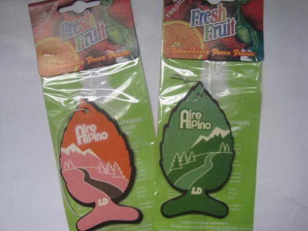 Cheap Eco friendly fish shape paper air freshener,various colors for choose for sale