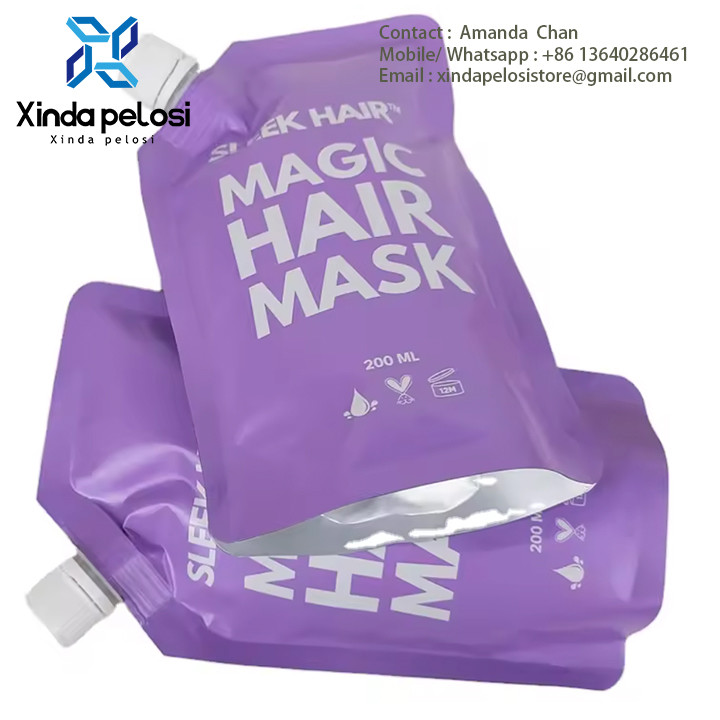 Special Shape Plastic Stand Up Spout Pouch Bag For Juice Soft Drink And Fruit Juice Packaging