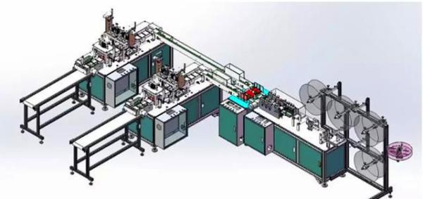 Cheap Multifunctional Pollution Mask Making Machine Computer PLC Programming Control for sale