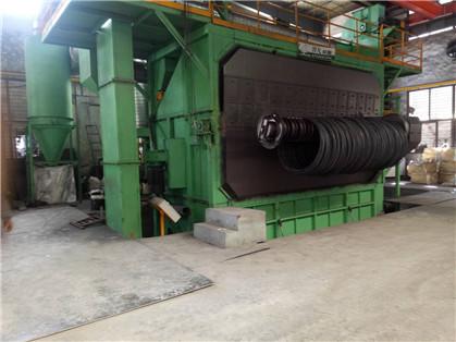 Cheap ISO9001 CE Steel Wire Coils Shot Blasting Equipment 40mm For Derusting Burnishing for sale