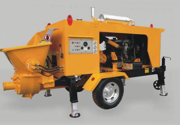 Cheap DHBT40S diesel engine concrete pump 20-80m3/h trailer concrete pump with low price for sale