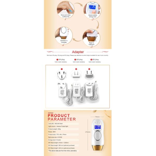 HR SR IPL Laser Hair Removal