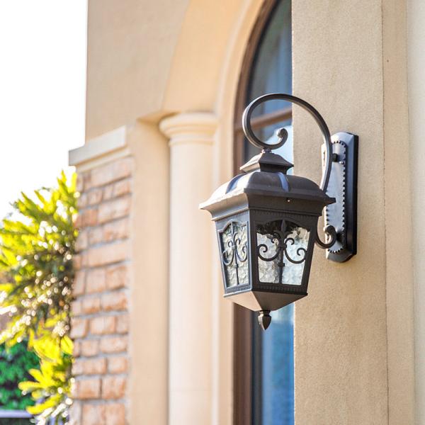 Cheap European style outdoor wall lamp waterproof aisle garden balcony lamp villa American retro outdoor gate Lamp(WH-HR-49) for sale