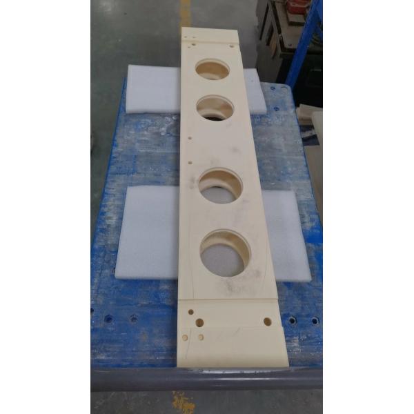 Beige Multi-Hole Rectangular Ceramic Bracket (Industrial Grade Precision Support Frame)