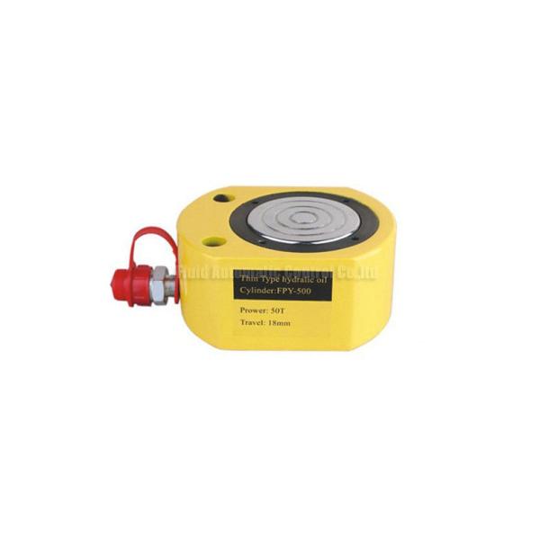 6~16mm Stroke Low Height Flat Hydraulic Cylinder 5~50Ton Capacity Single Acting Hydraulic Rams
