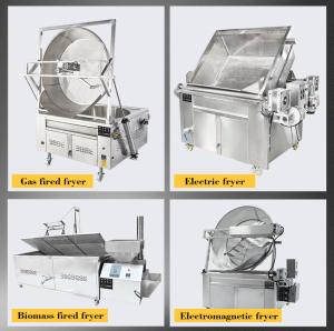 China Safe Industrial Automatic Frying Machine Lifting Or Discharging Basket on sale