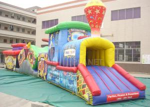 Best Challenge Race Inflatable Obstacle Course Train Tunnel Climb Slide wholesale