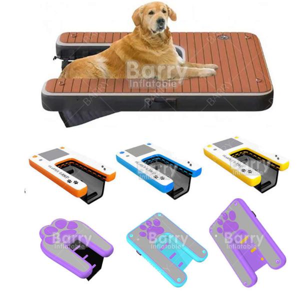 Dog On Water Ladder Steps Inflatable PVC Dog Dock Ramp Water For Dogs
