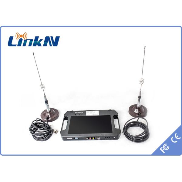 COFDM Video Receiver Battery Powered HDMI CVBS with Display Diversity Reception AES256 DC 12V