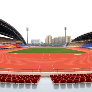 Athletic Running Rubber Flooring Prefabricated Track Flooring
