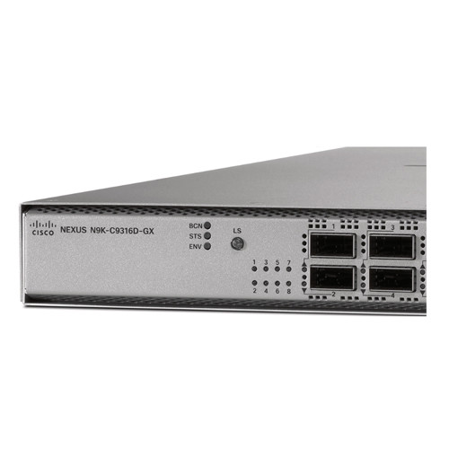 N9K-C9316D-GX Datacom Switches With 16p 400/100G QSFP-DD RJ-45 SFP 4 Cores CPU 128GB SSD Drive