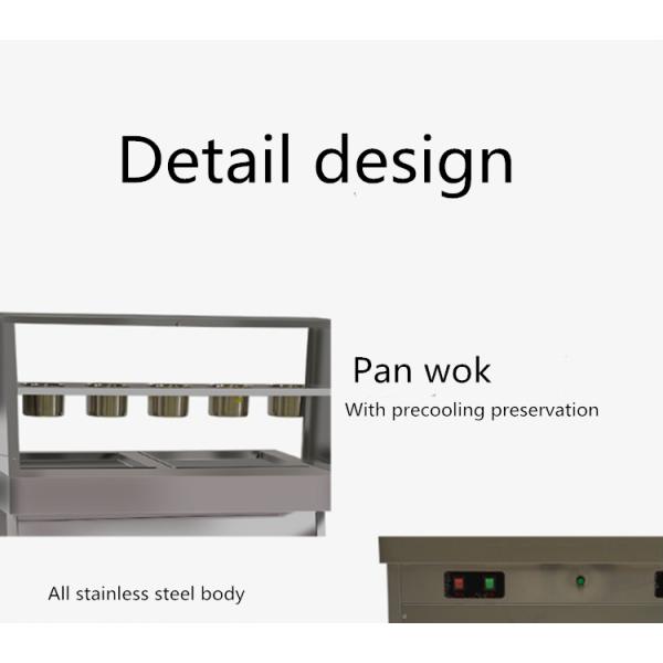 Commercial Use Machine Manufacturer New Products Fried Ice Cream Machine