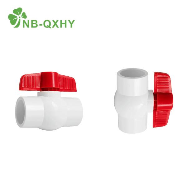 Blow-Down Valve Function Customized Plastic PVC Ball Valve with Socket or Thread Ends