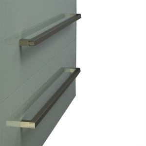 China OEM Custom Furniture Hardware Gray Cabinet Handles Long 1646mm on sale