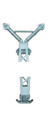 Aluminum Alloy Lattice Gin Pole with Inner Suspension System for Tower Erection